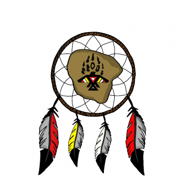 Graphic depicting an indigenous dream catcher.